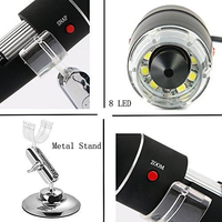 ميكروسكوب ديجتال تكبير 1000 ضعف مع اضاءه ليد لتكبير الجشرات ةالكائنات الصغيره 